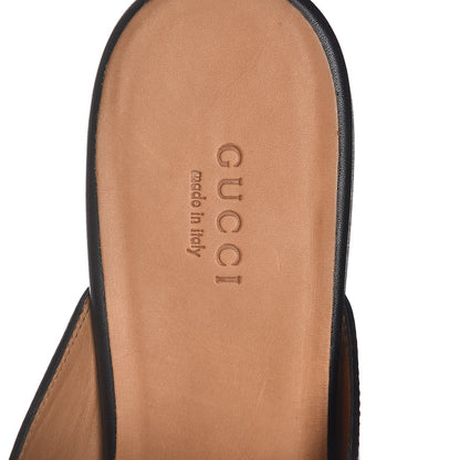 Gucci Calfskin Womens Princetown Slippers 39 Black 7 of 9