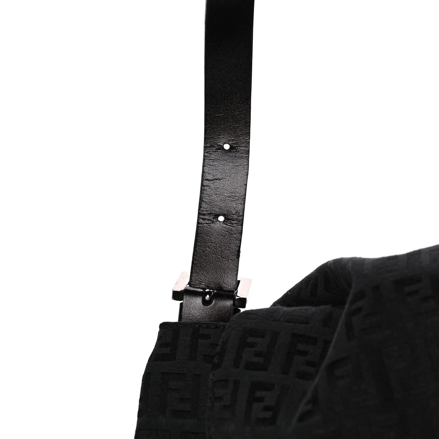 Fendi Zucchino Mama Baguette Black 15 of 15