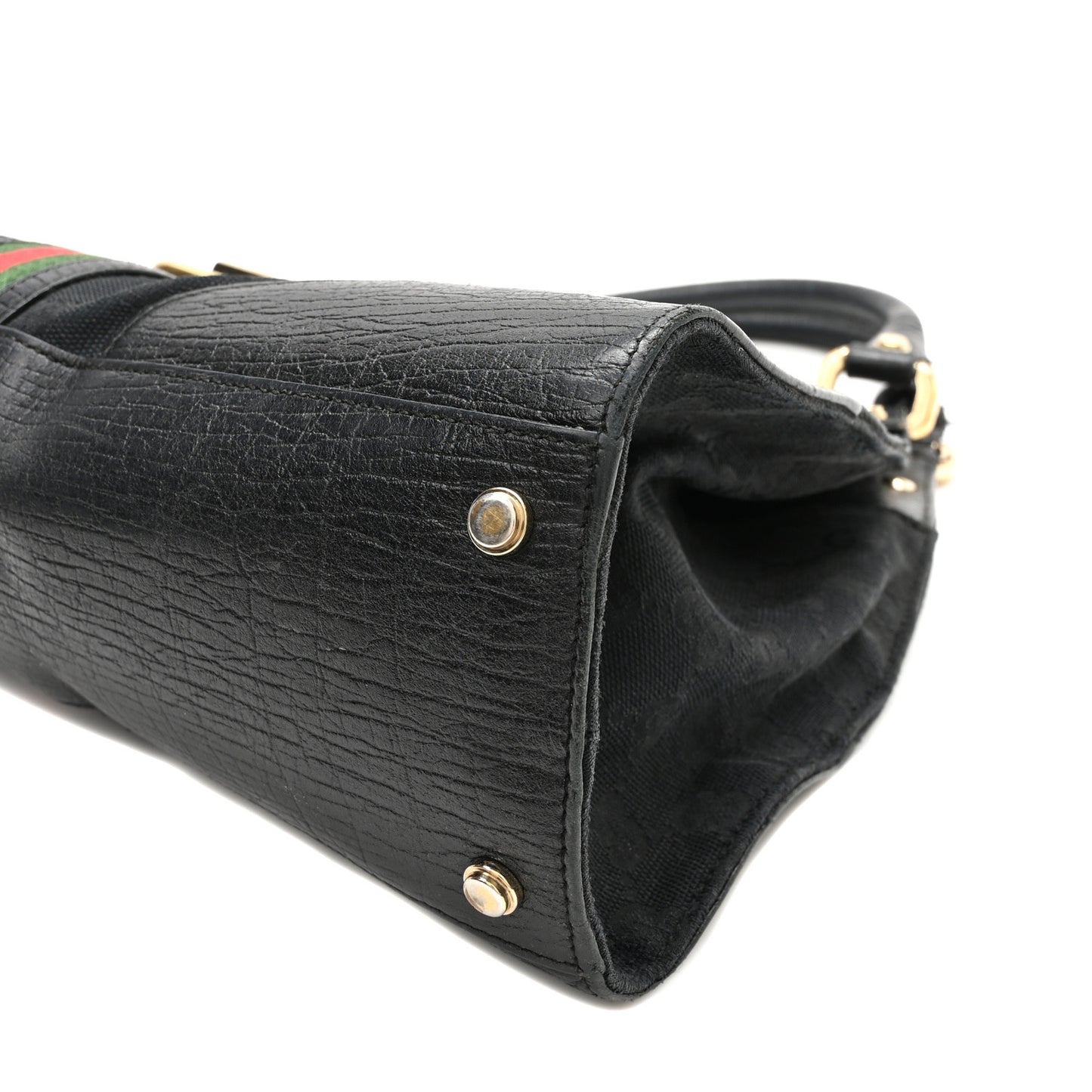 Monogram Web Junco Shoulder Bag Black