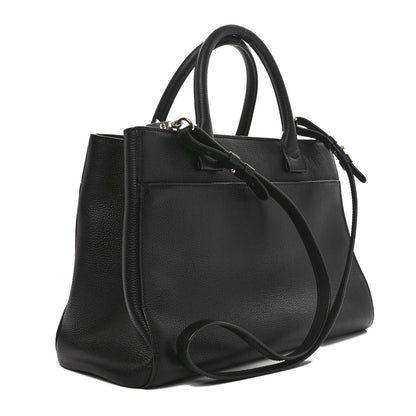 Chanel Grained Calfskin Small Neo Executive Shopper Tote Black 3 of 10