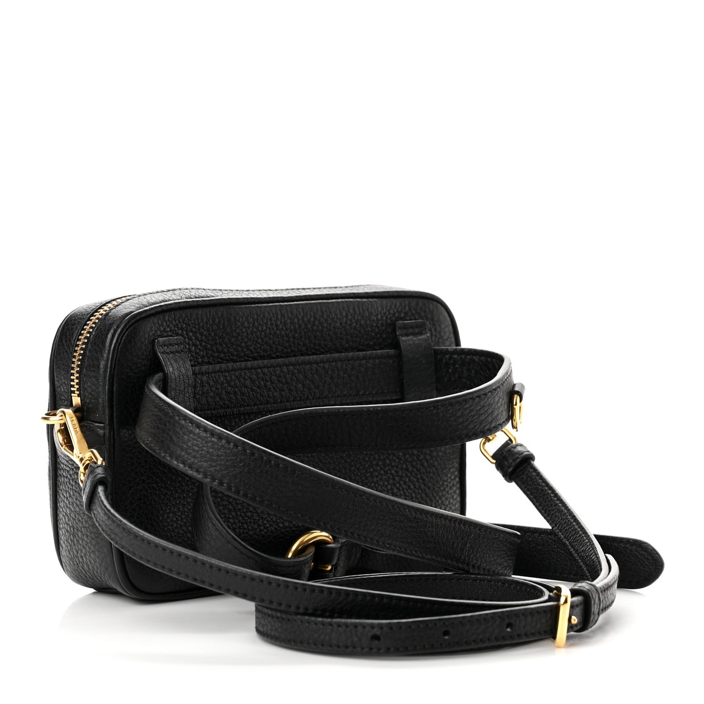 Vitello Daino Belt Bag Black