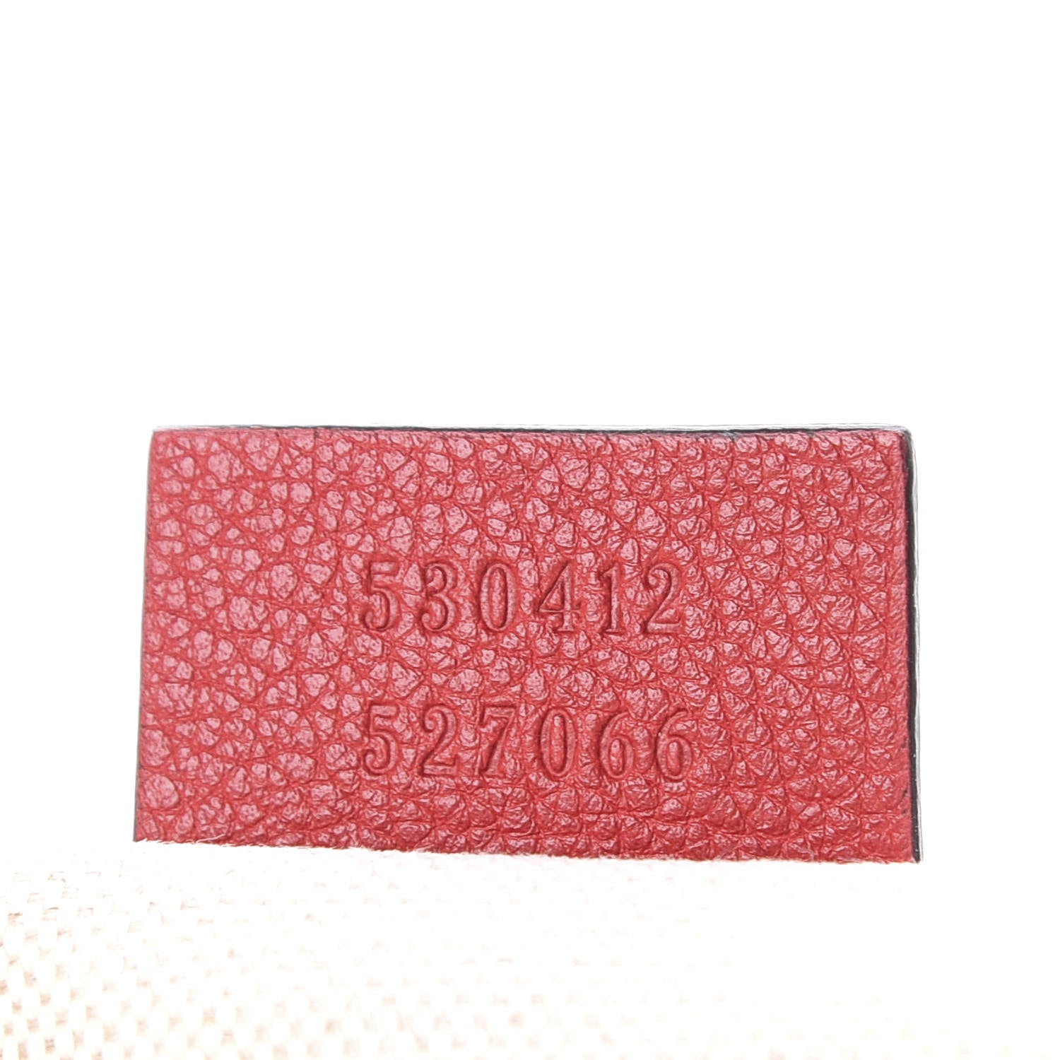 Gucci Grained Calfskin Logo Belt Bag Hibiscus Red 9 of 9