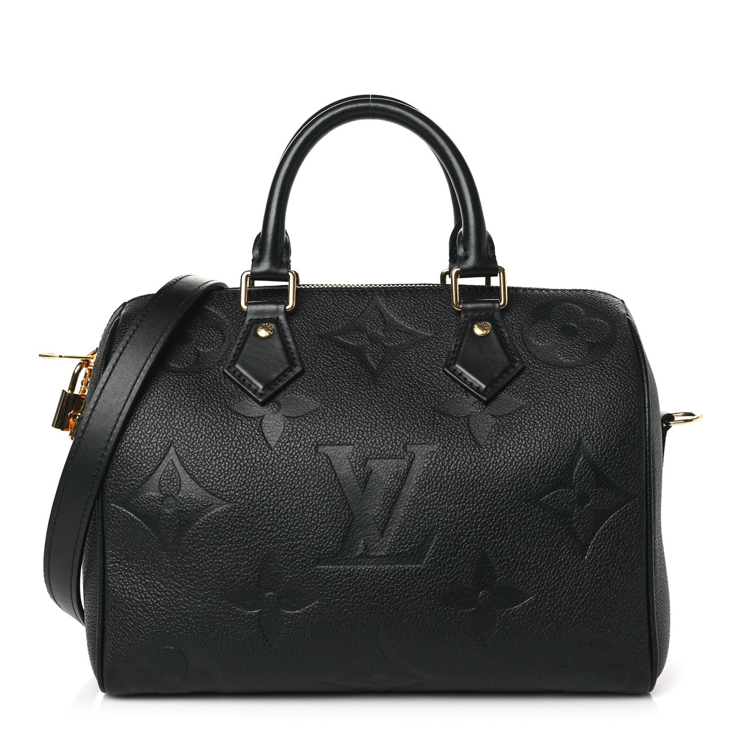 Empreinte Monogram Giant Speedy Bandouliere 25 Black