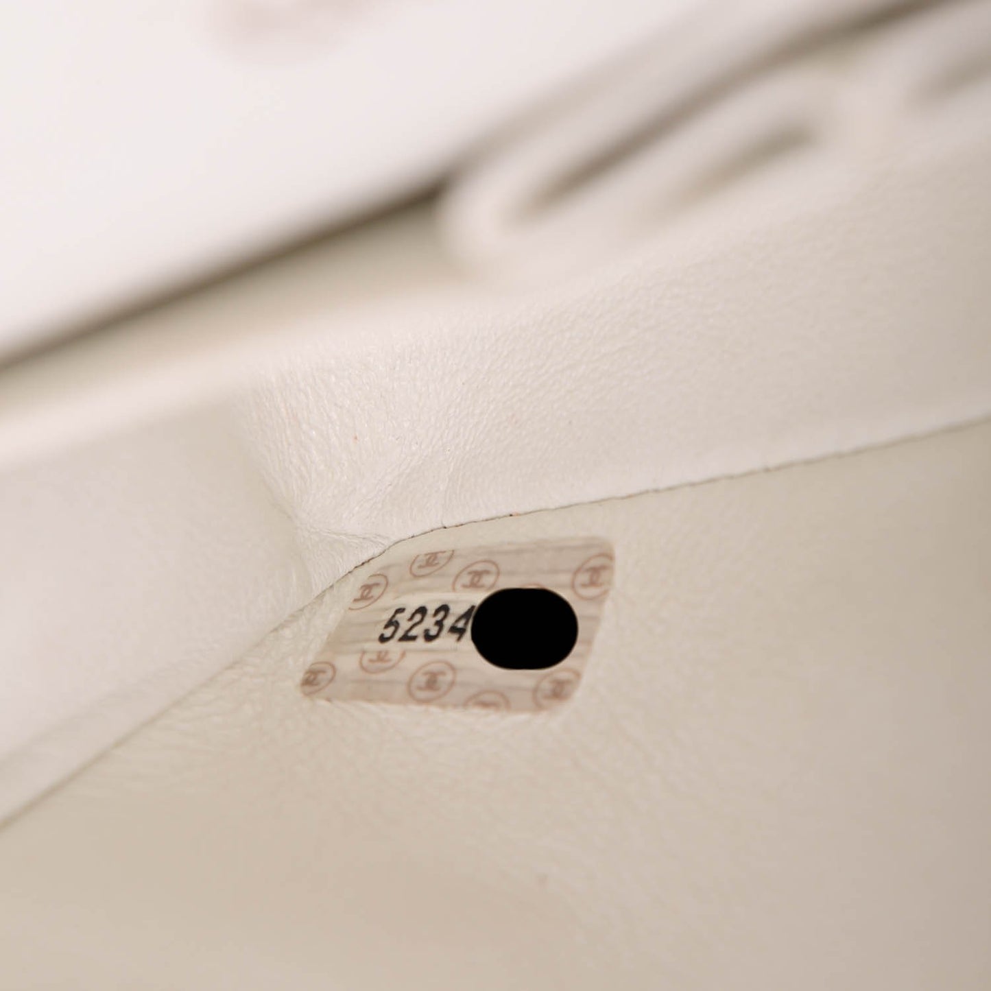 Lambskin Quilted Small Double Flap White