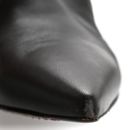Fendi Nappa Microfiber Fabric FF Rockoko Thigh High Boots 37.5 Ebano Tobacco Black 10 of 10