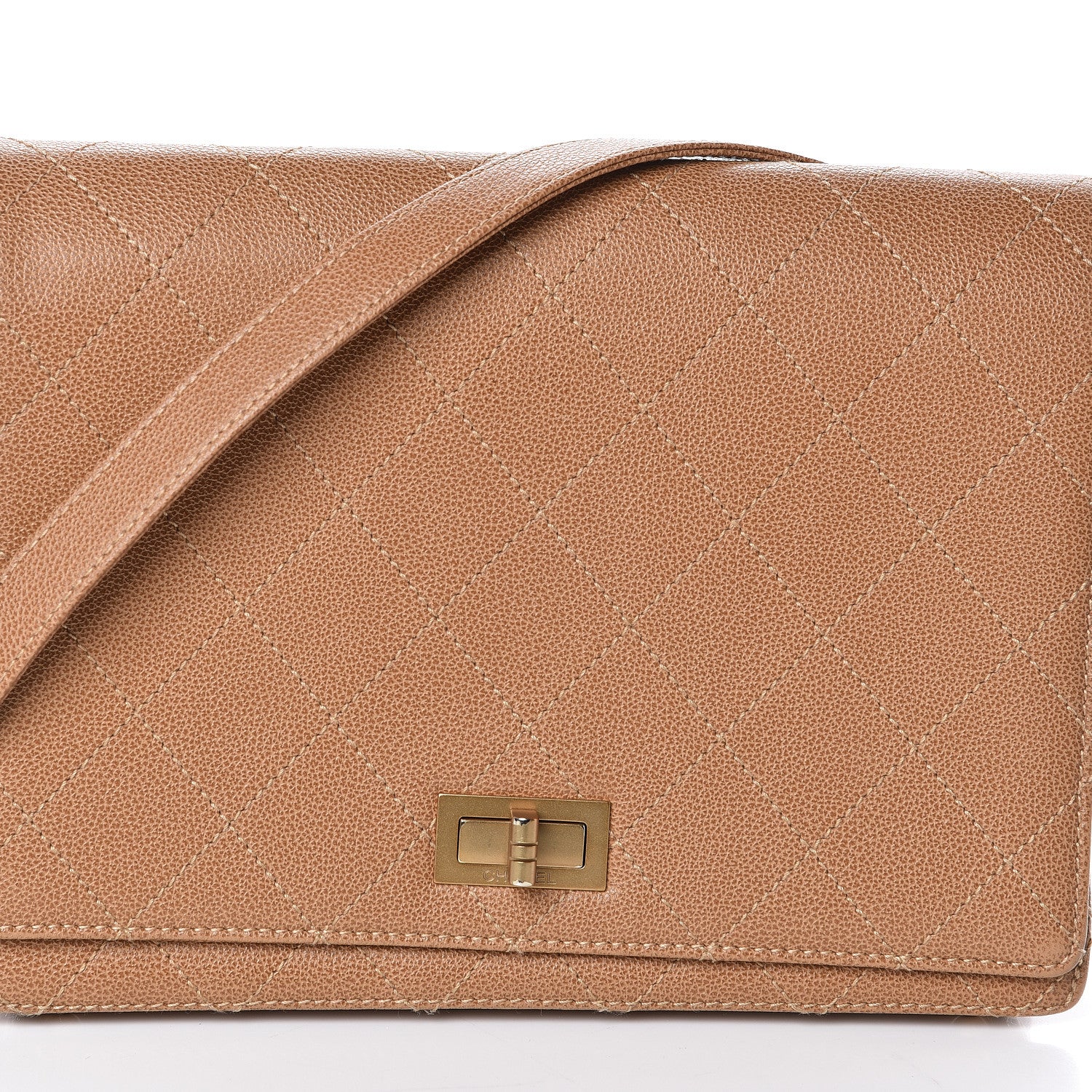 Chanel Calfskin Stitched Mademoiselle Flap Brown 9 of 11