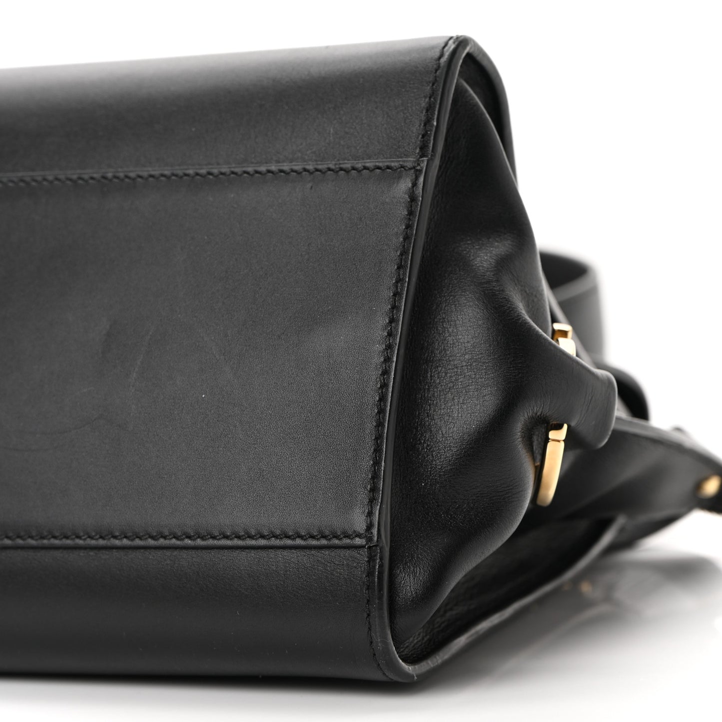 Calfskin Sofia Shoulder Bag Black