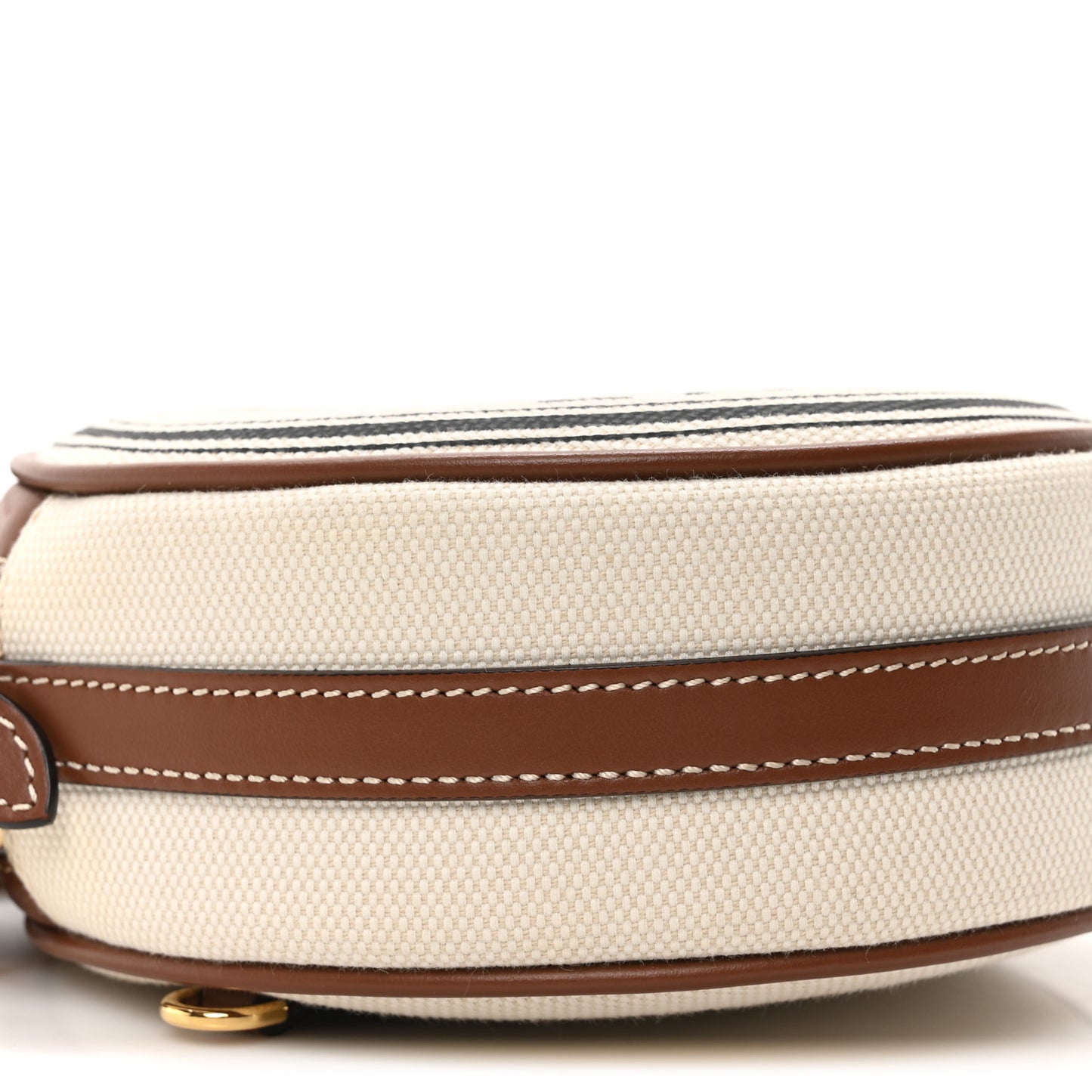 Canvas Calfskin Louise Bag Natural