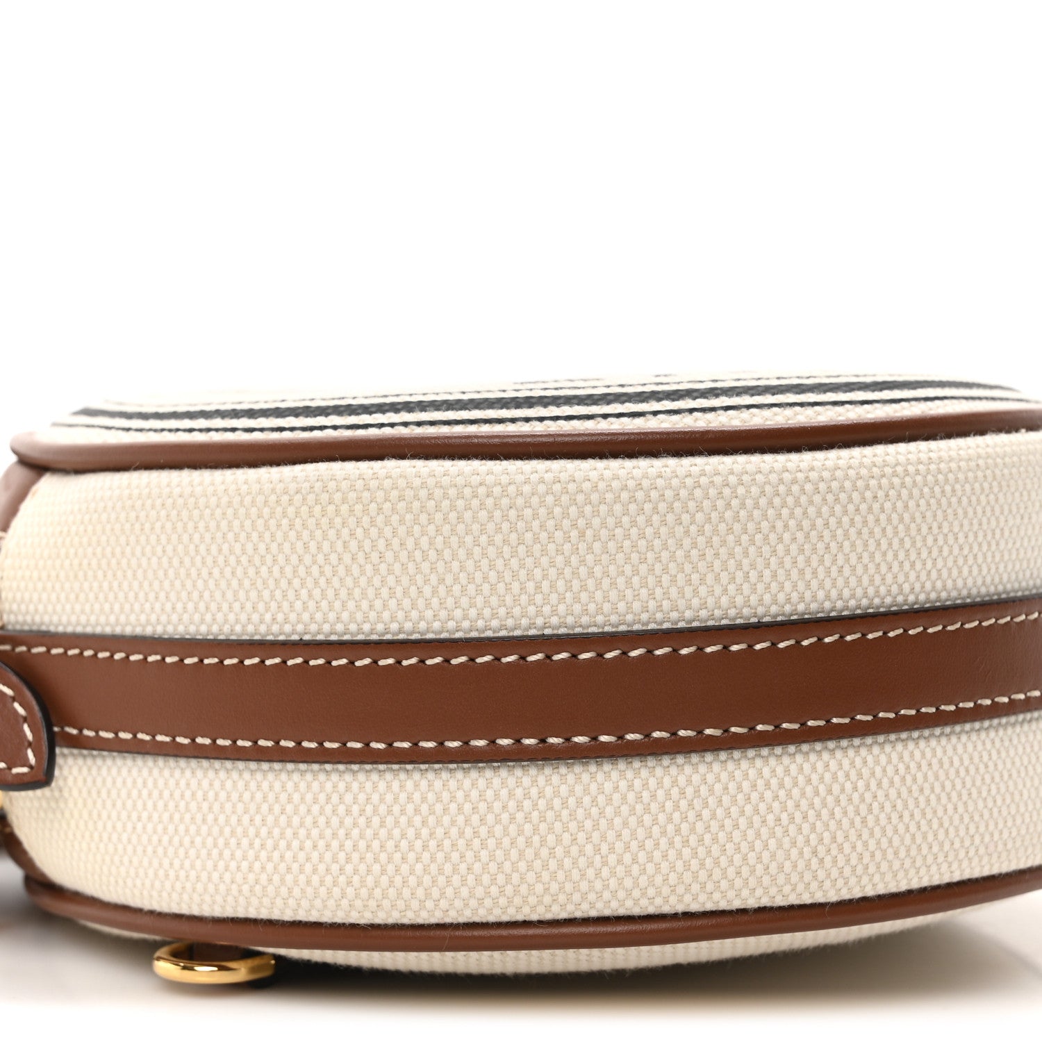 Burberry Canvas Calfskin Louise Bag Natural 9 of 11