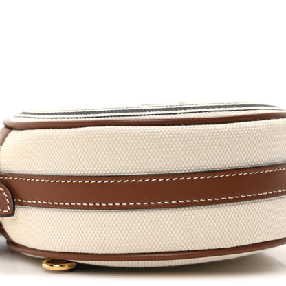 Burberry Canvas Calfskin Louise Bag Natural 9 of 11