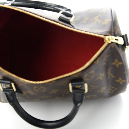 Louis Vuitton Monogram My World Tour Speedy Bandouliere 30 Black 5 of 10