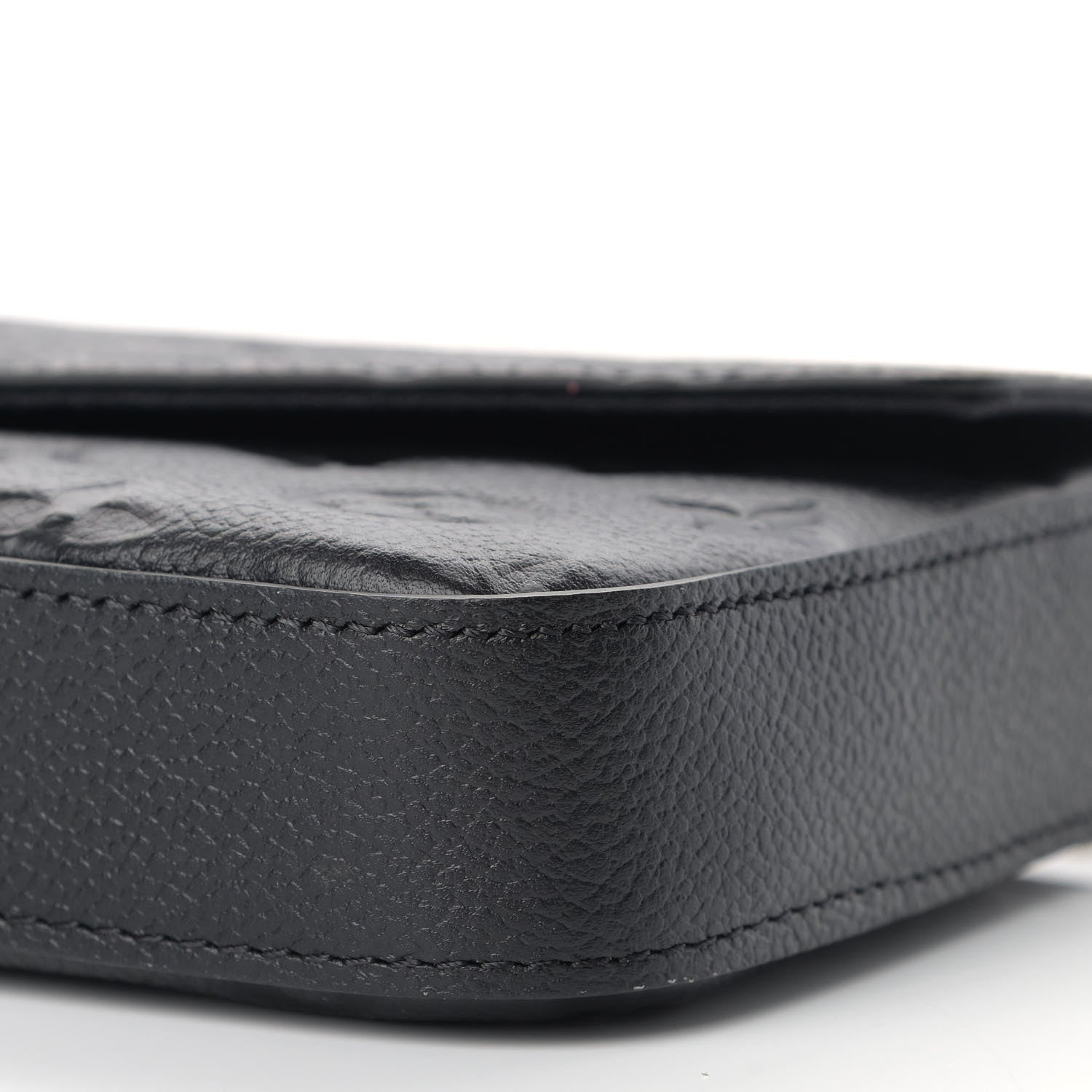 Louis Vuitton Empreinte Pochette Felicie Chain Wallet Black 12 of 13