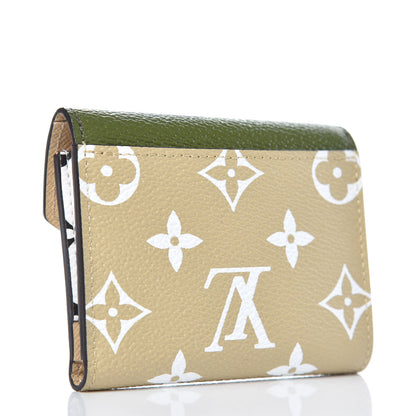Louis Vuitton Monogram Giant Zoe Wallet Kaki 3 of 8