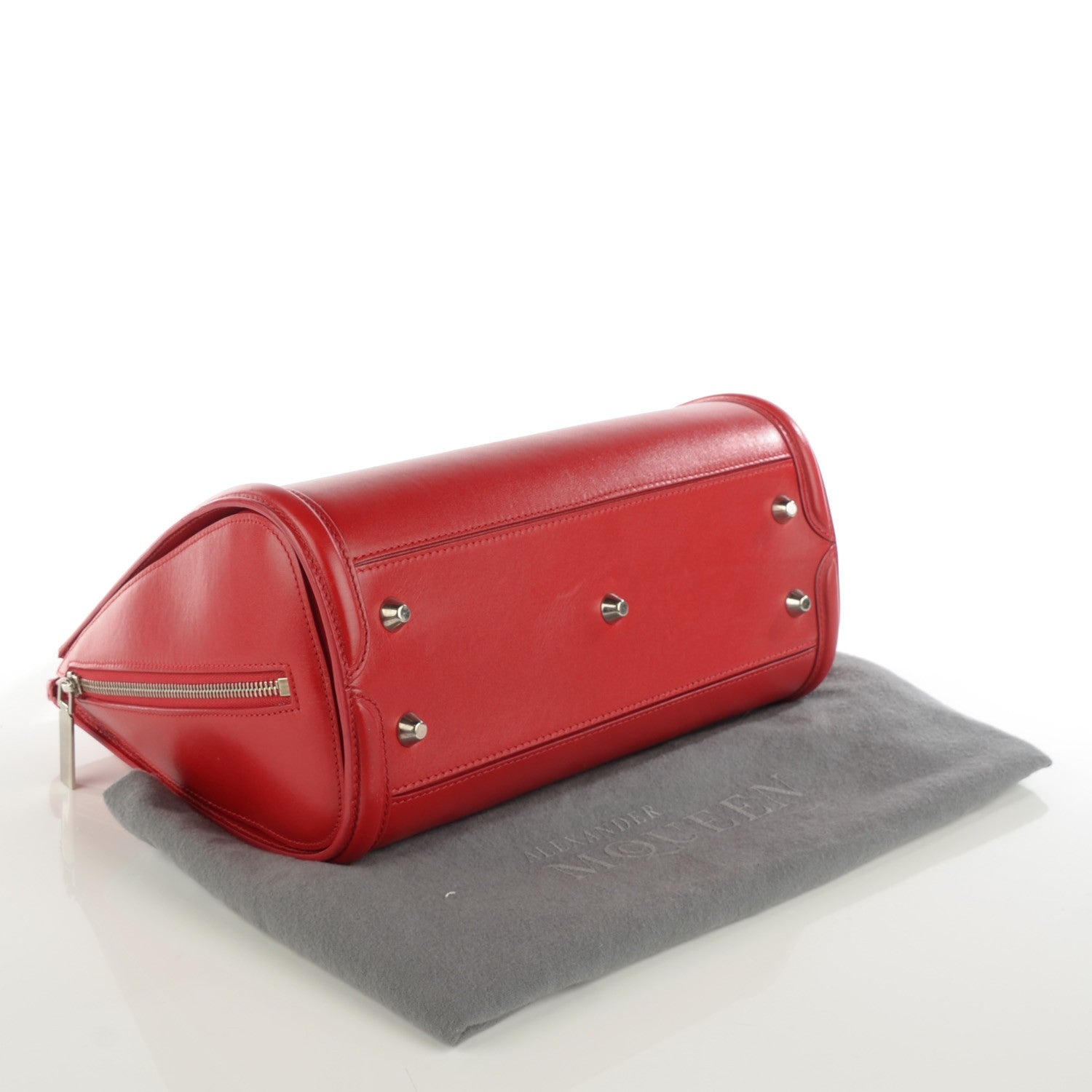 Alexander McQueen Calfskin Small Heroine Red 4 of 7