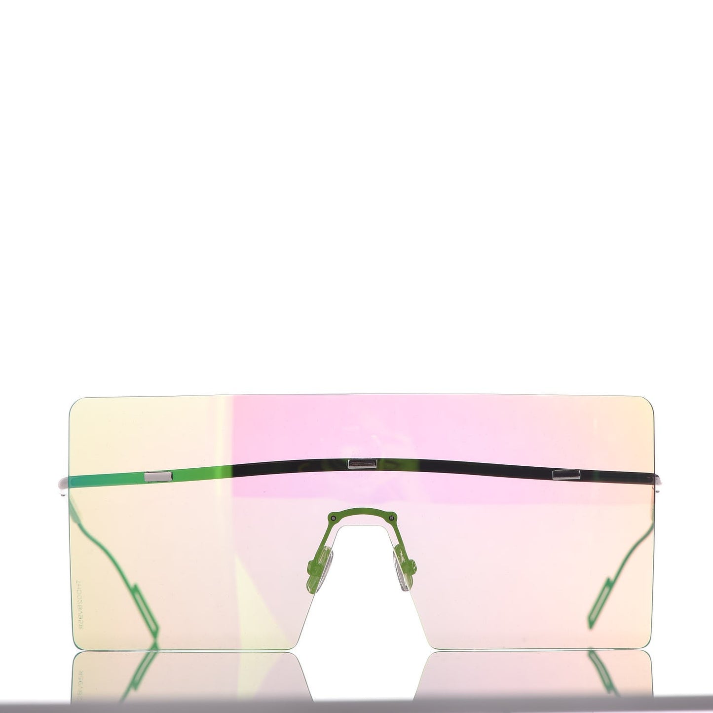 HOMME Mirror Mask HarDior Sunglasses Green Gray