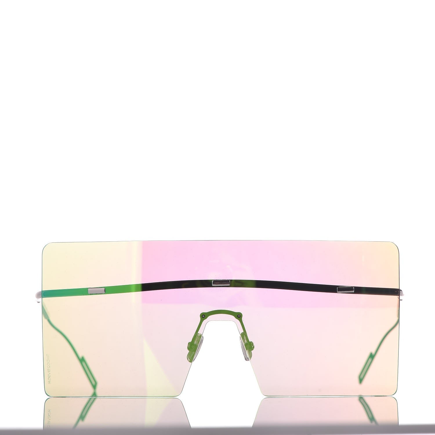 Christian Dior HOMME Mirror Mask HarDior Sunglasses Green Gray 4 of 9