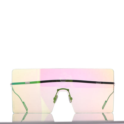 Christian Dior HOMME Mirror Mask HarDior Sunglasses Green Gray 4 of 9