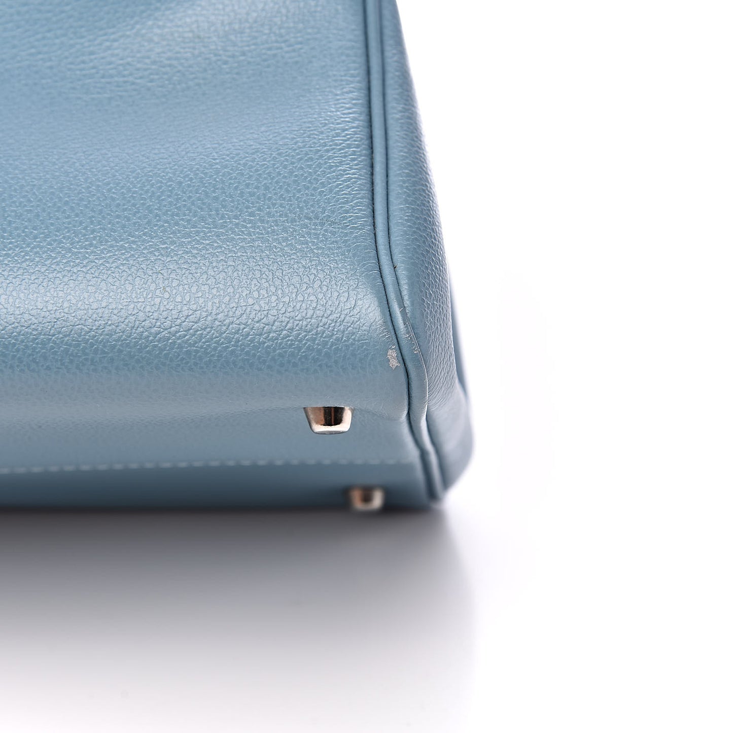 Calfskin MM Brillant Satchel Blue