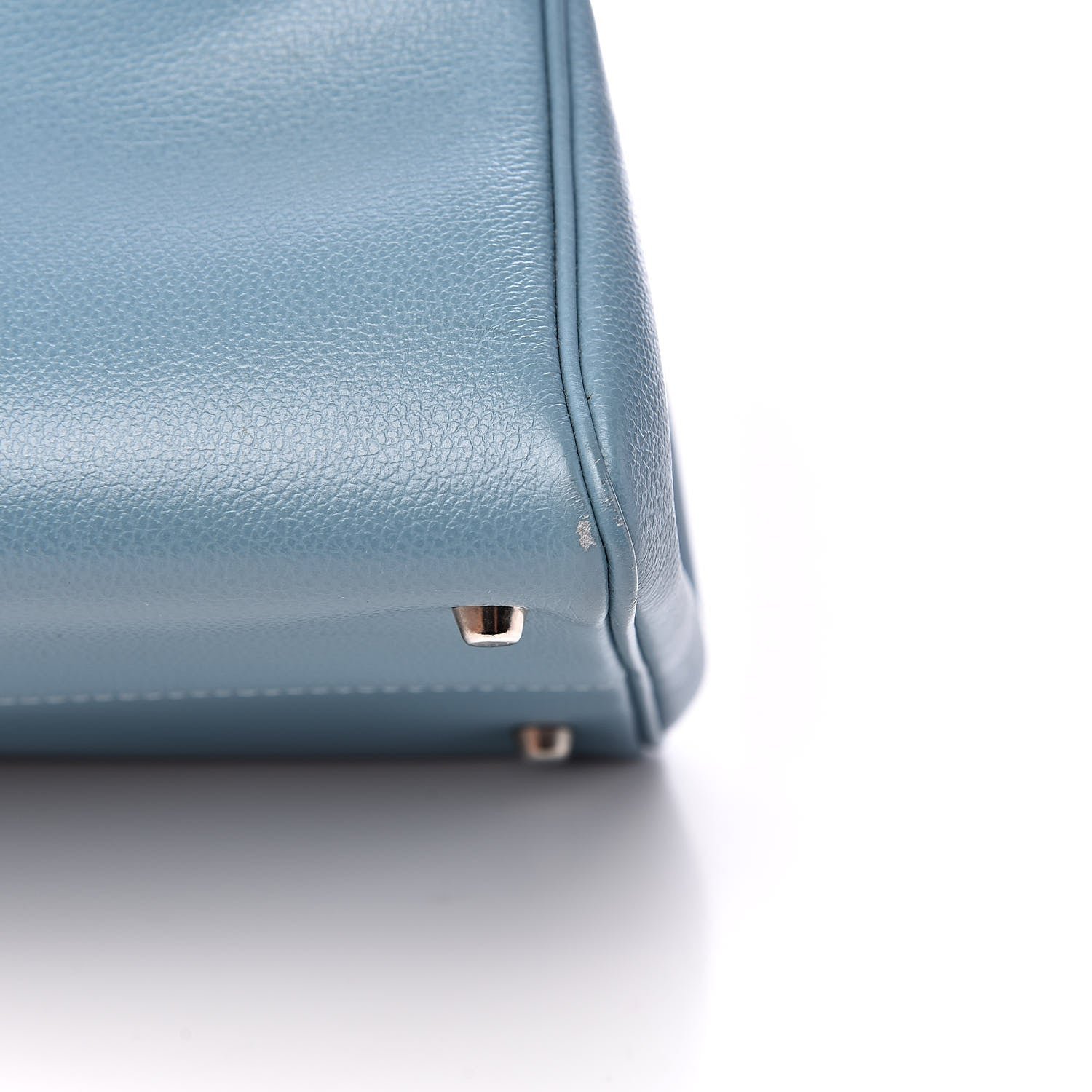 Delvaux Calfskin MM Brillant Satchel Blue 10 of 13