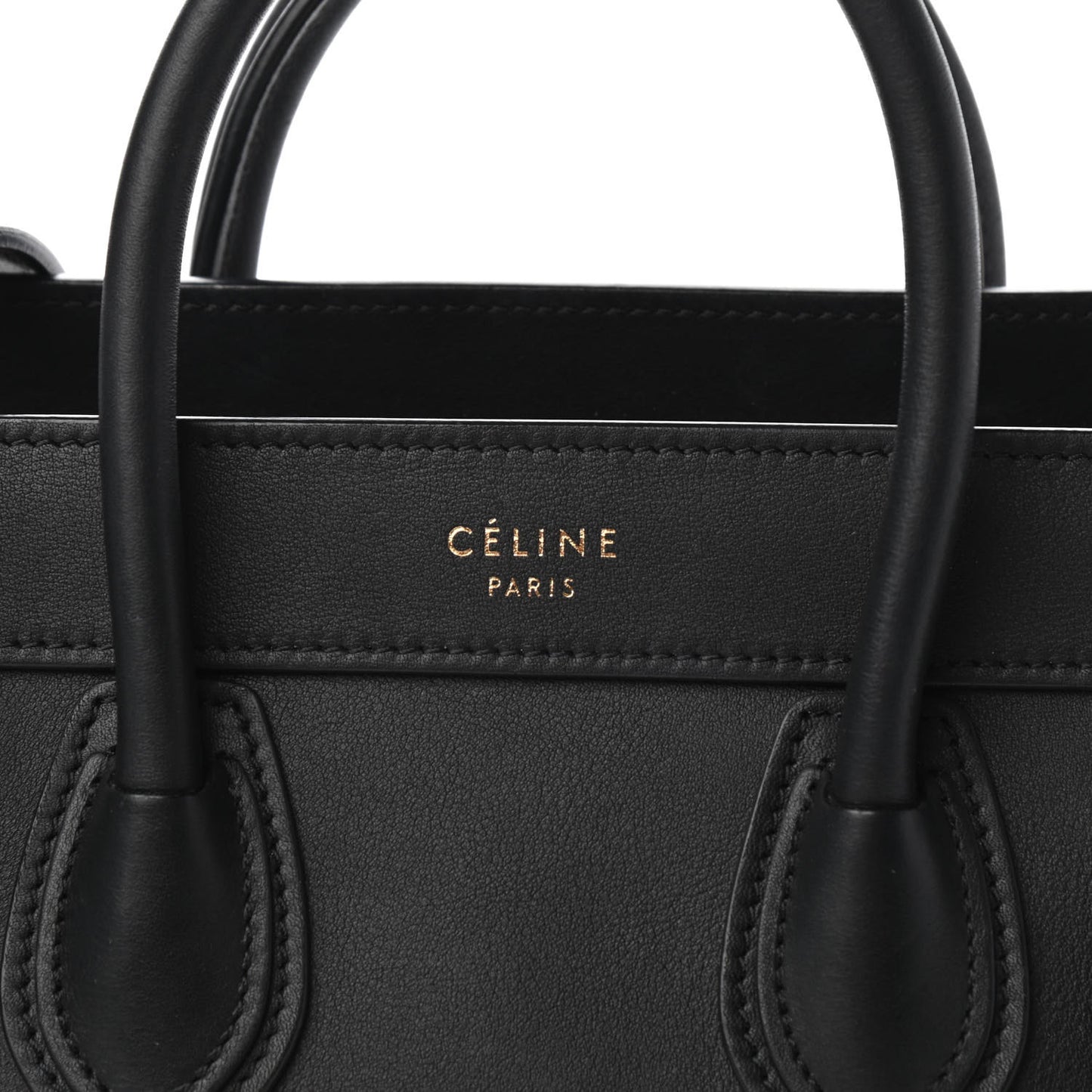 Smooth Calfskin Nano Luggage Black