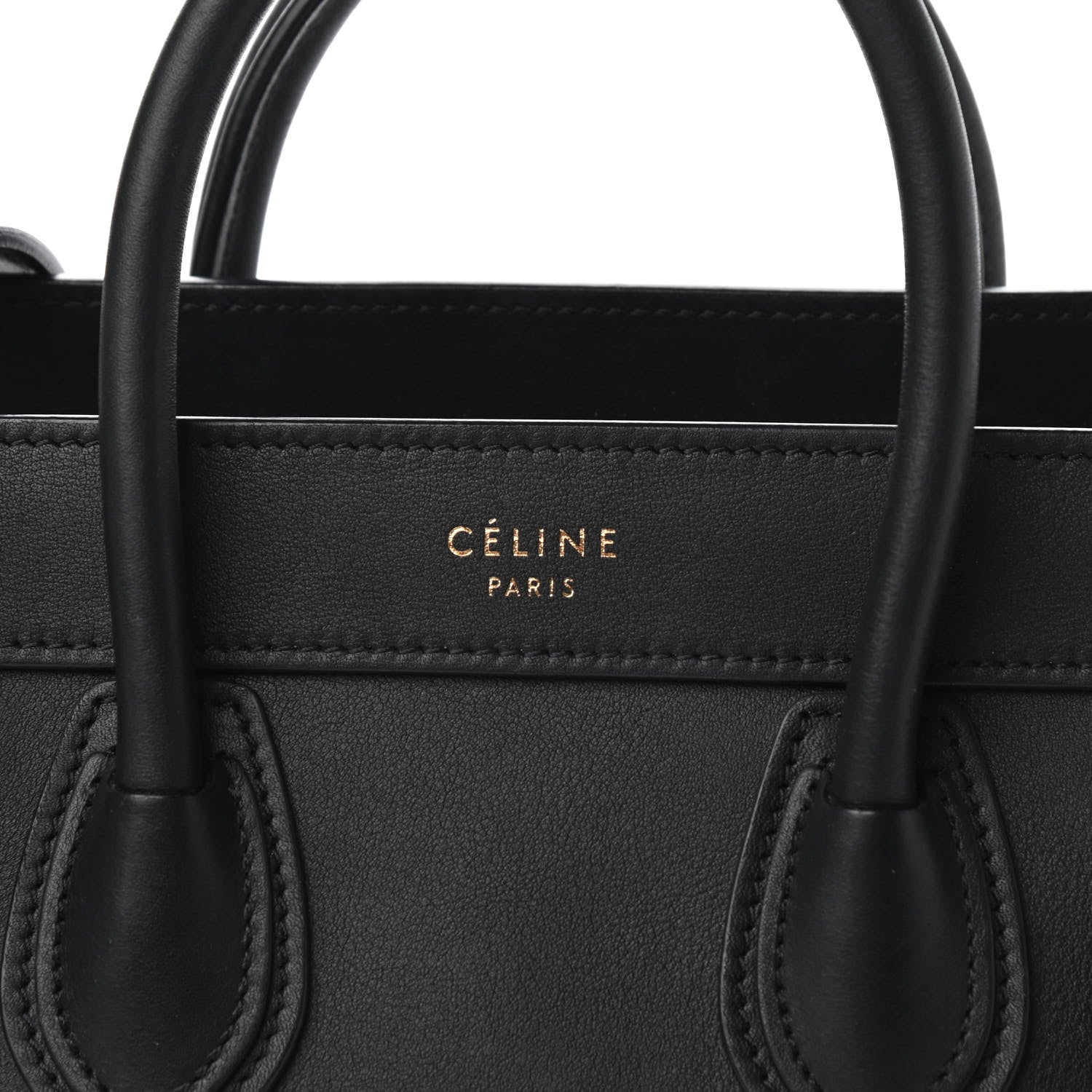 Celine Smooth Calfskin Nano Luggage Black 9 of 9