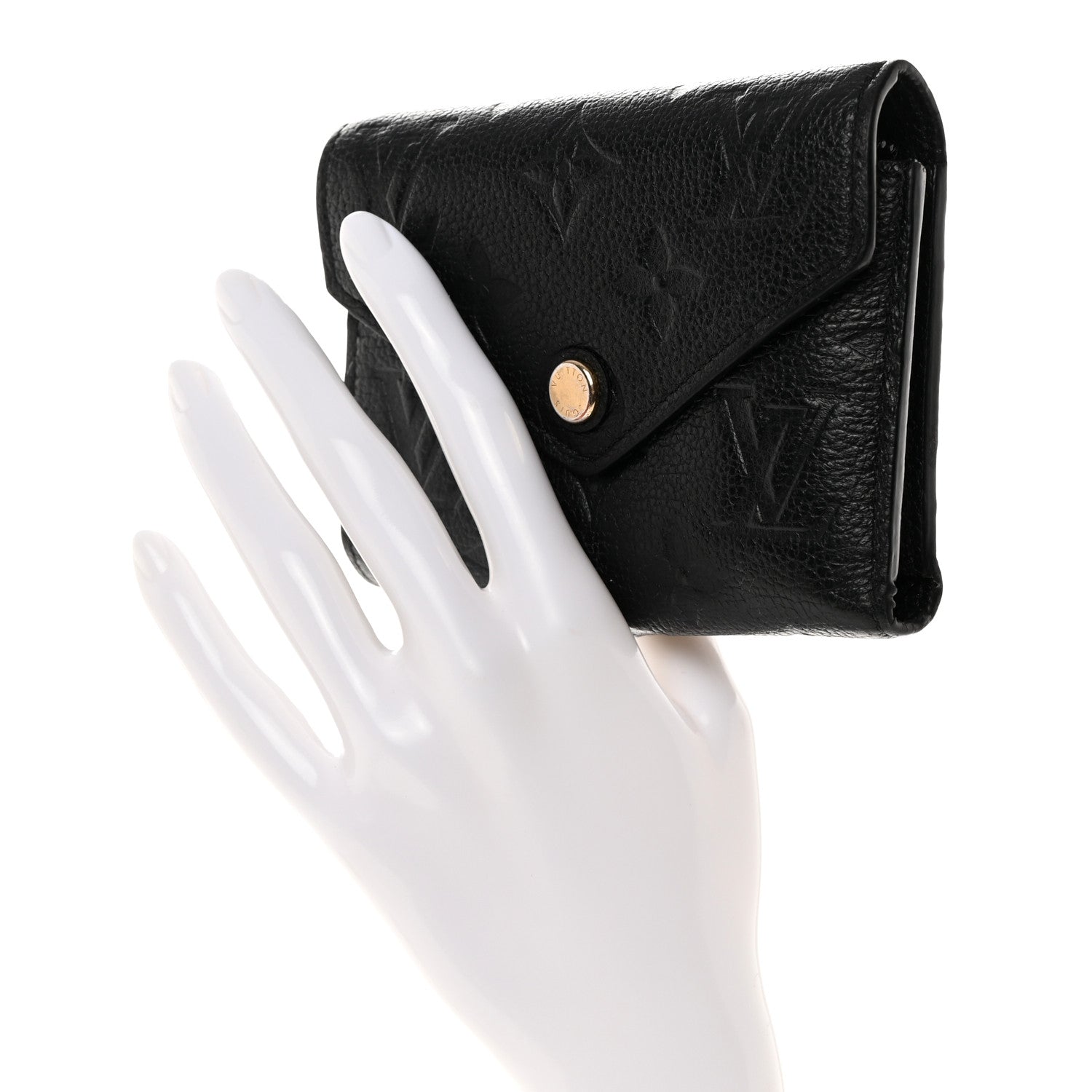 Louis Vuitton Empreinte Victorine Wallet Black 2 of 15