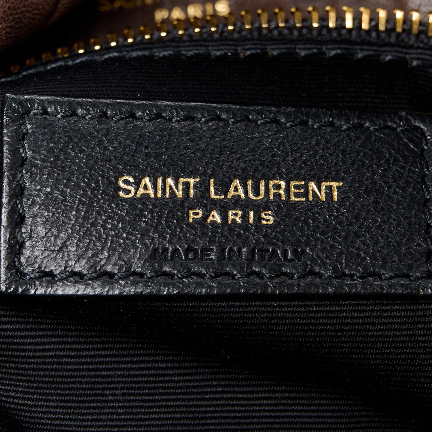 Saint Laurent Grained Lambskin Monogram Medium Niki Chain Satchel Dark Cork 7 of 13