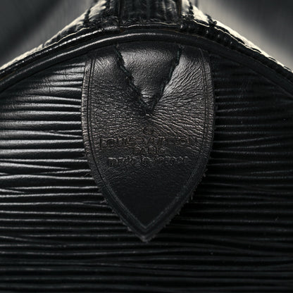 Louis Vuitton Epi Keepall 55 Black 6 of 17