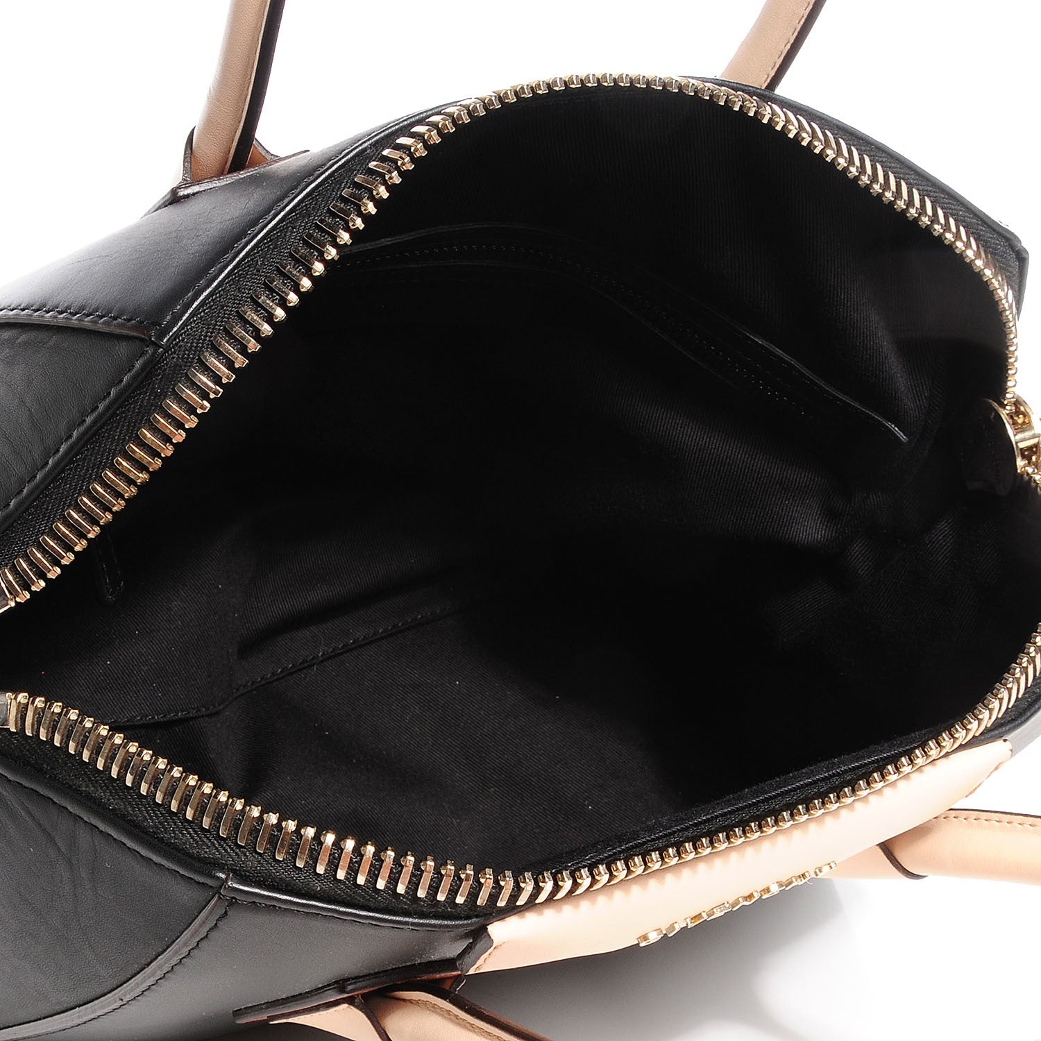 Givenchy Calfskin Small Scuba Tri-Color Antigona Black Nude Brown 9 of 13