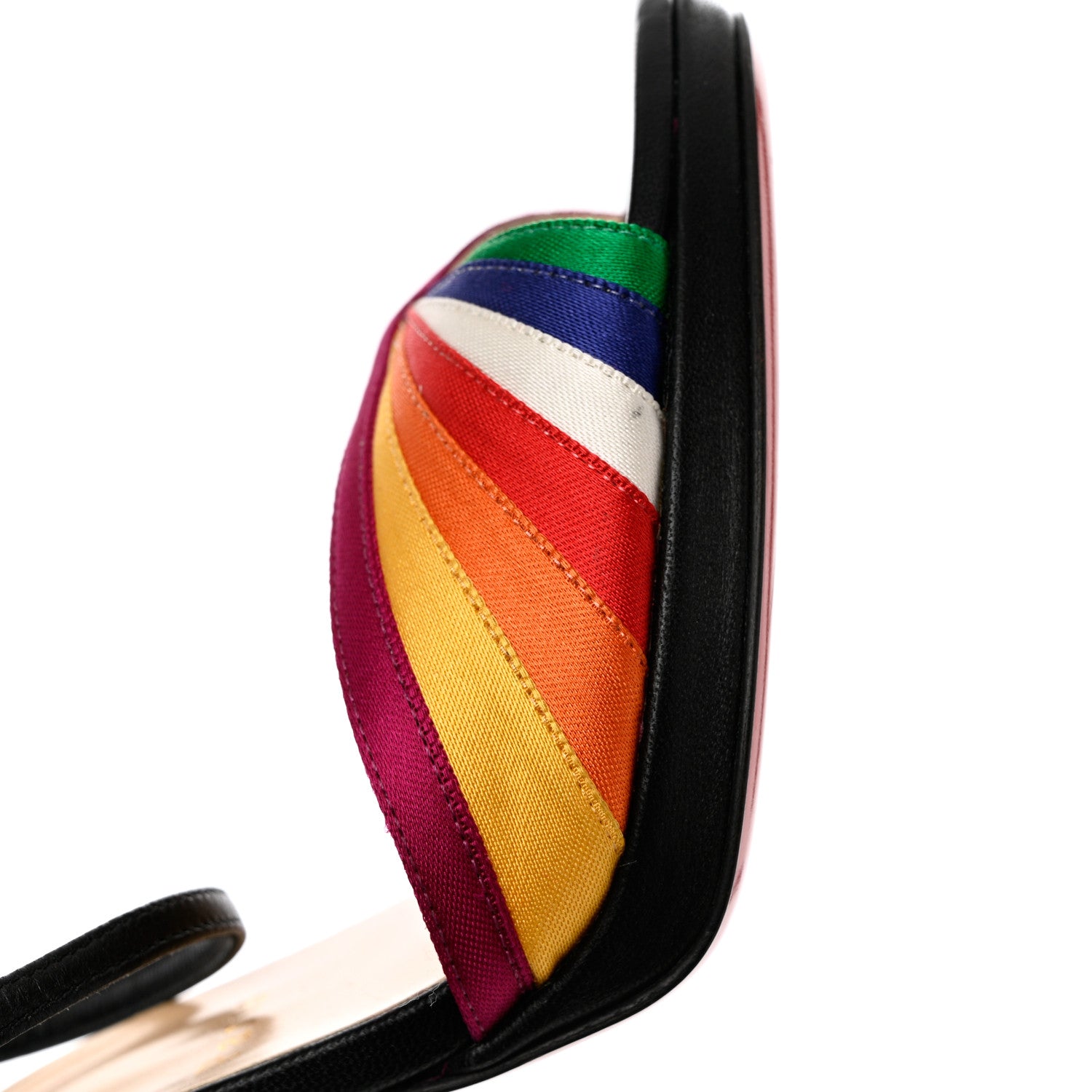 Christian Louboutin Shiny Nappa Naseeba 120 Sandals 38.5 Multicolor Black 11 of 11