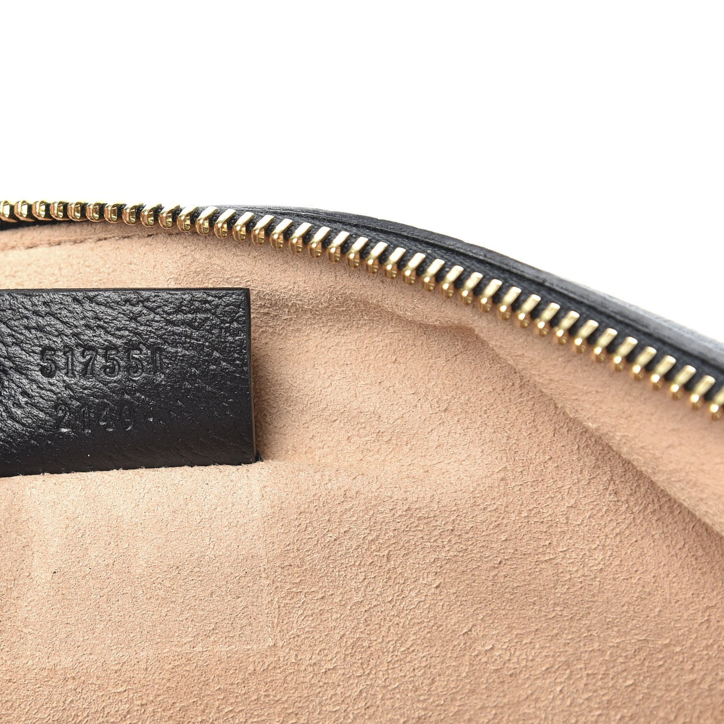 Calfskin Large Ophidia Pouch Clutch Black