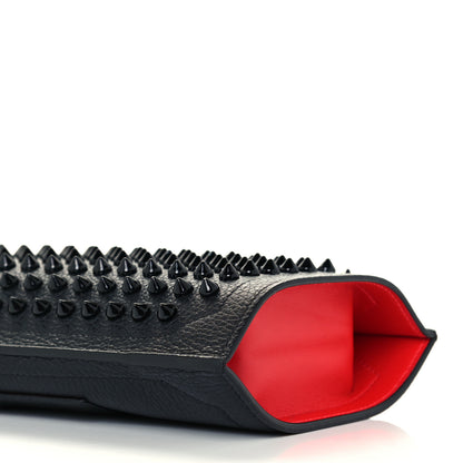 Christian Louboutin Empire Calfskin Spikes Loubilab Clutch Black 8 of 9