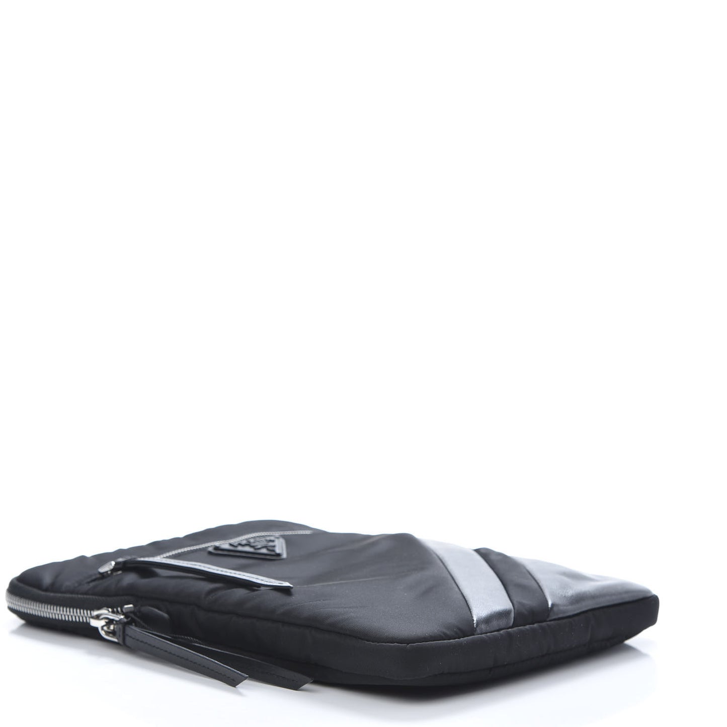 Tessuto Nylon Nappa Pouch Black