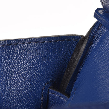 Hermes Taurillon Novillo Birkin 30 Bleu Saphir 7 of 10
