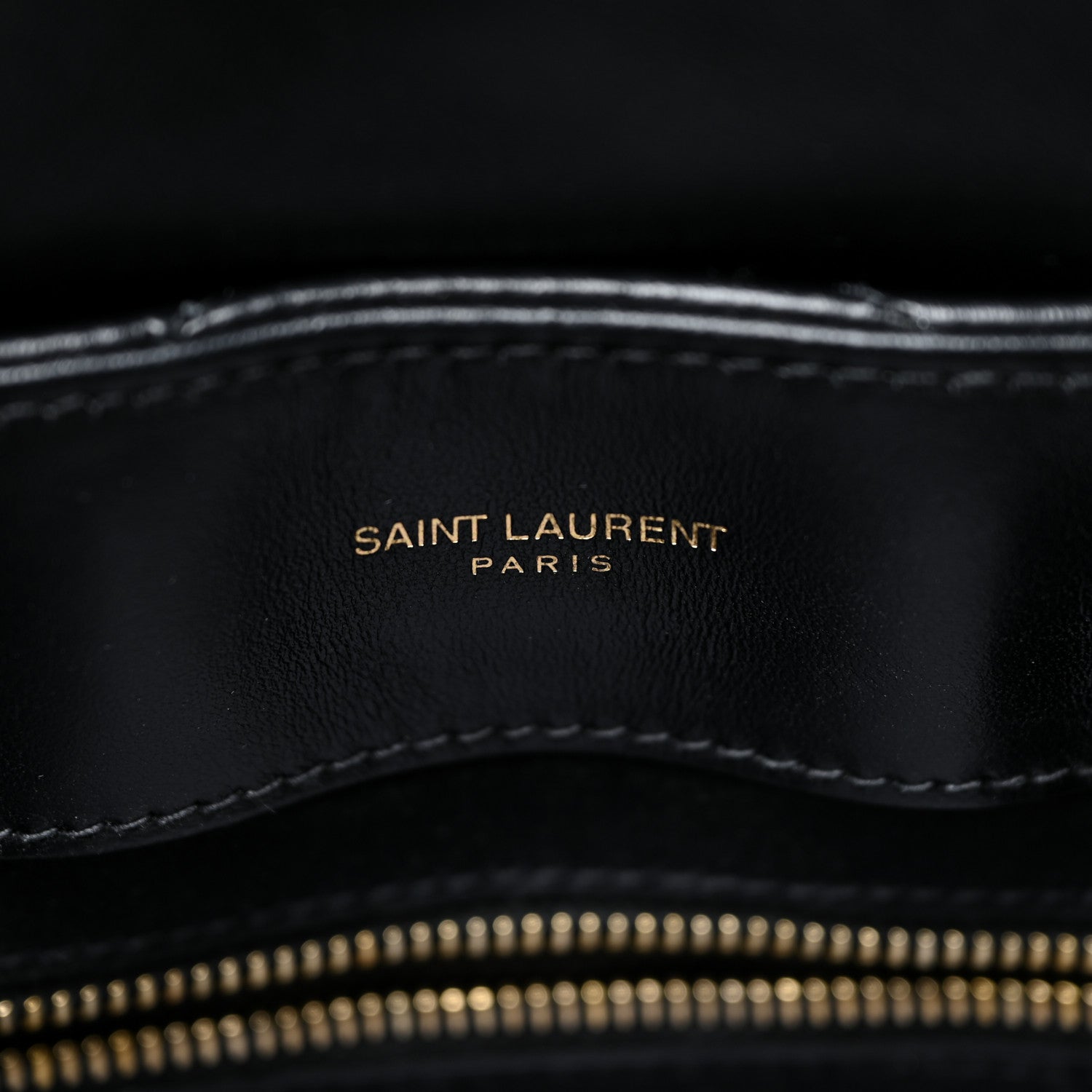Saint Laurent Calfskin Y Quilted Monogram Medium Loulou Chain Satchel Black 10 of 14