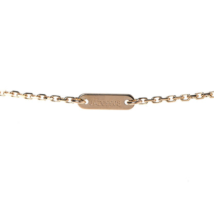 Van Cleef & Arpels 18K Yellow Gold Mother of Pearl Sweet Alhambra Butterfly Pendant Necklace 6 of 8