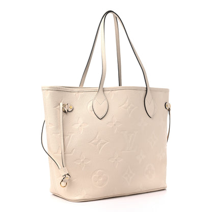 Louis Vuitton Empreinte Monogram Giant Neverfull MM Cream 3 of 10
