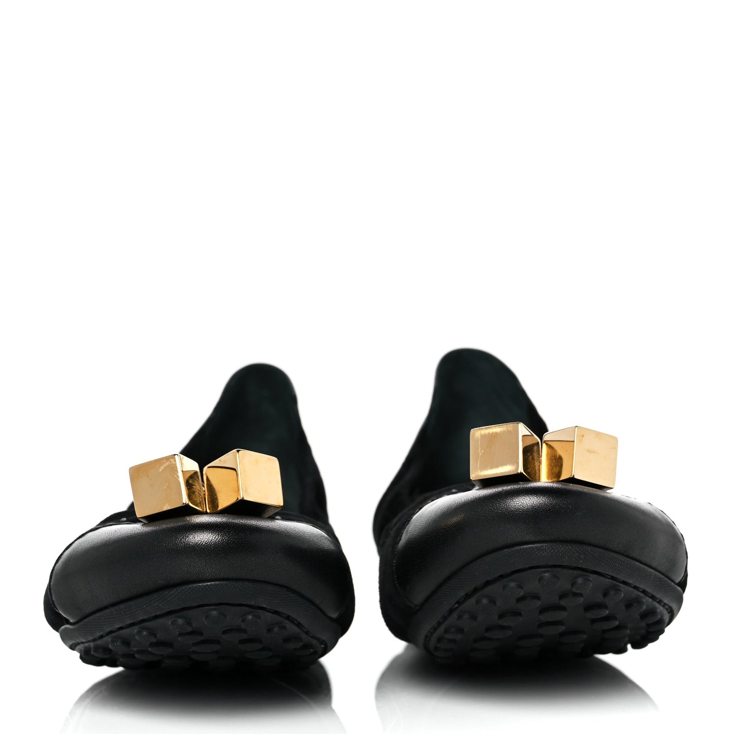 Suede Lovely Ballet Flats 37 Black
