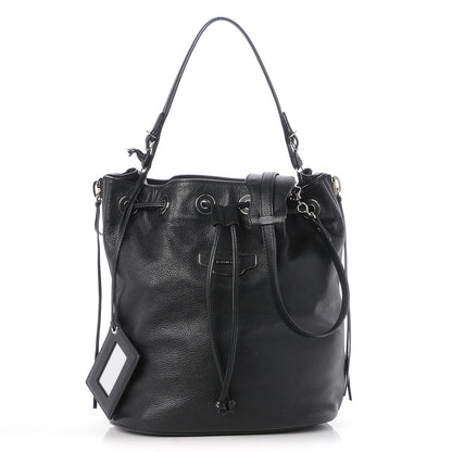 Balenciaga Veau Papier Plate Small Bucket Bag Black 1 of 8
