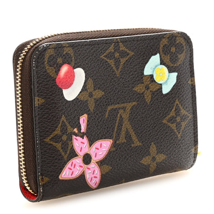 Louis Vuitton Monogram 2024 Christmas Animation Candy Factory Zippy Coin Purse Candy Red 3 of 7