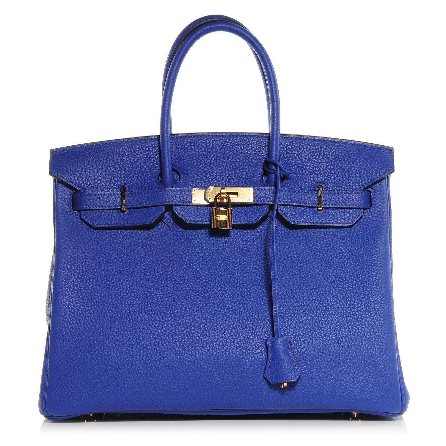 Hermes Togo Birkin 35 Bleu Electrique 1 of 9