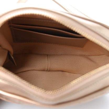 Celine Laminated Calfskin Quilted Small C Charm Bag Gold 4 of 5