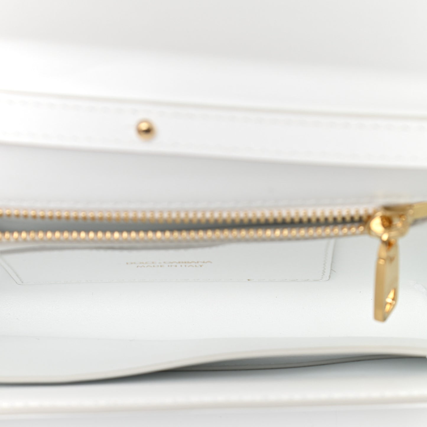 Calfskin DG Millennials Crossbody Bag White