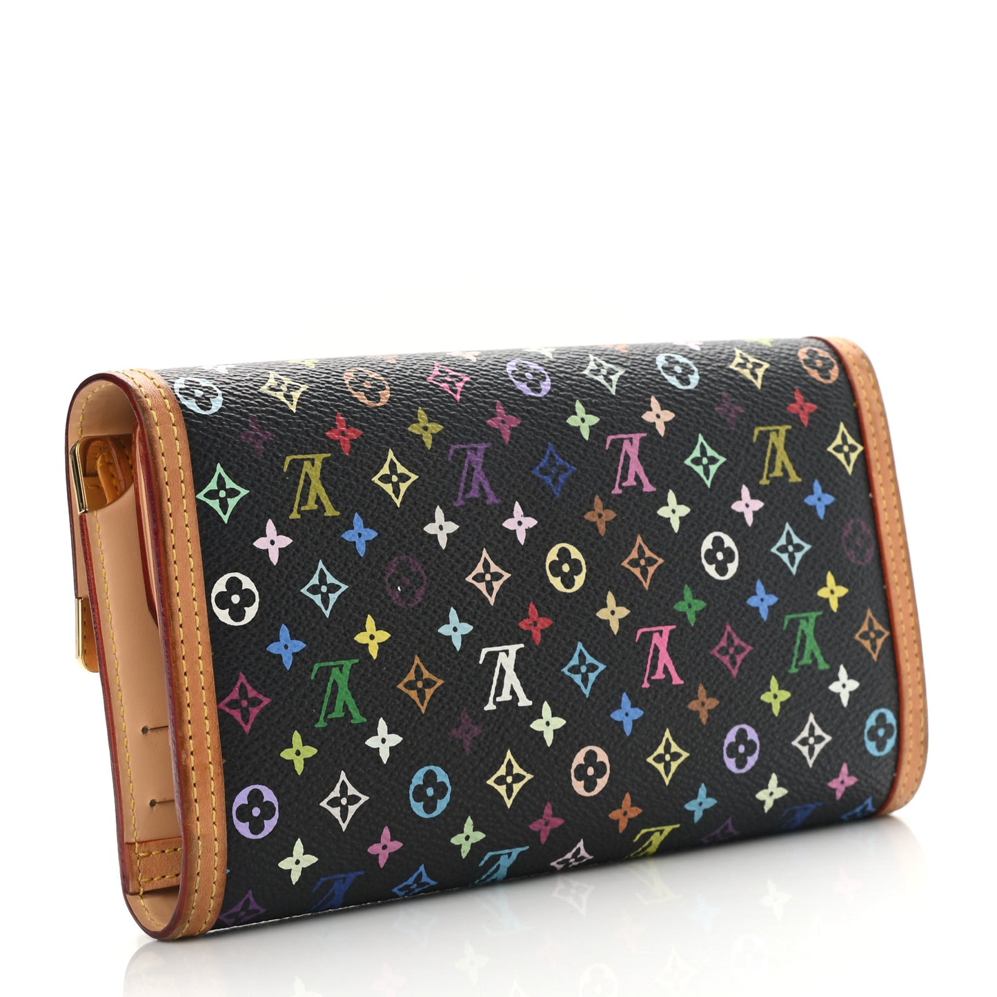 Monogram Multicolor Porte Tresor International Wallet Black