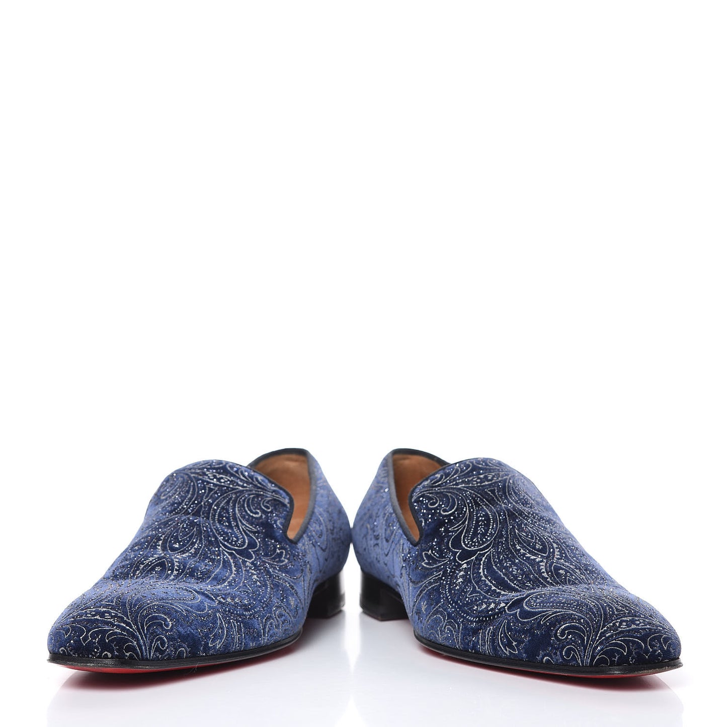 Velvet Brode Mens Dandelion Flat Loafers 41 Navy