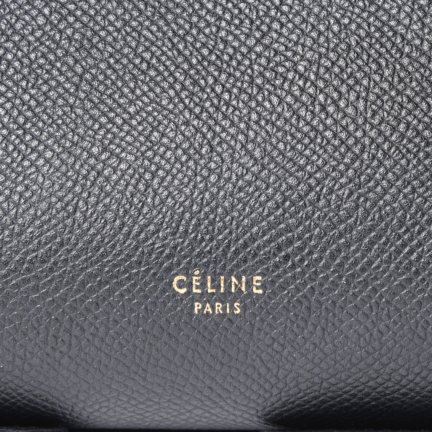 Grained Calfskin Mini Belt Bag Black