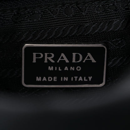 Prada Nylon Tessuto Acciaio Chain Shoulder Bag Black 5 of 23