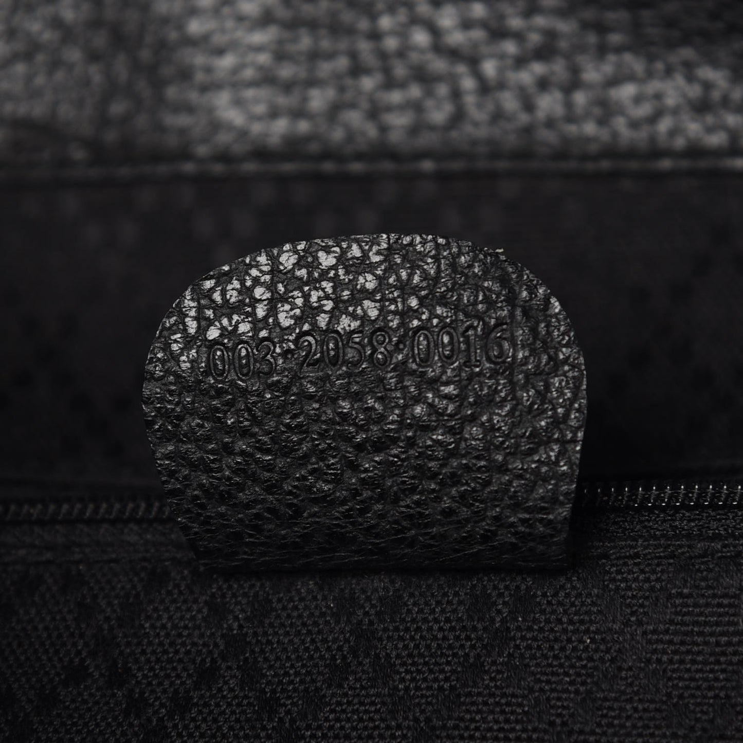 Suede Bamboo Backpack Black