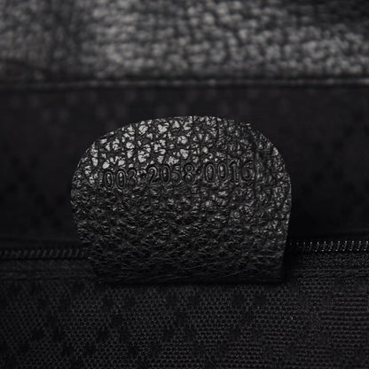 Gucci Suede Bamboo Backpack Black 7 of 16