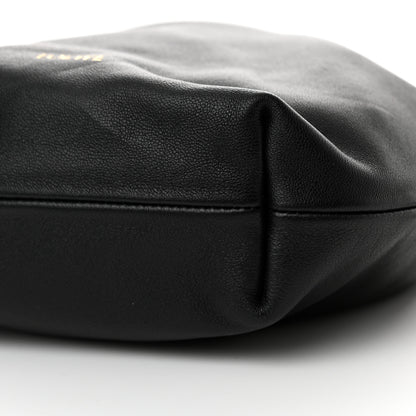 Loewe Nappa Calfskin Mini Flamenco Knot Clutch With Chain Black 10 of 11